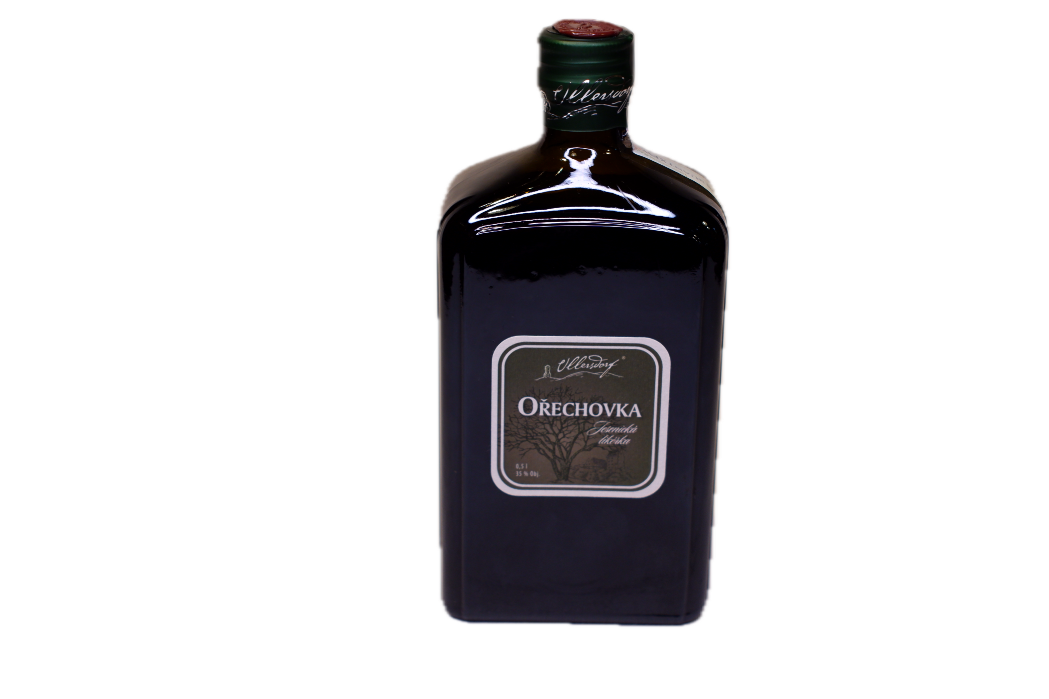 Ořechovka Ullersdorf 35% (0,5 l) – Tradiční likér z Jeseníků pro chuť i zažívání