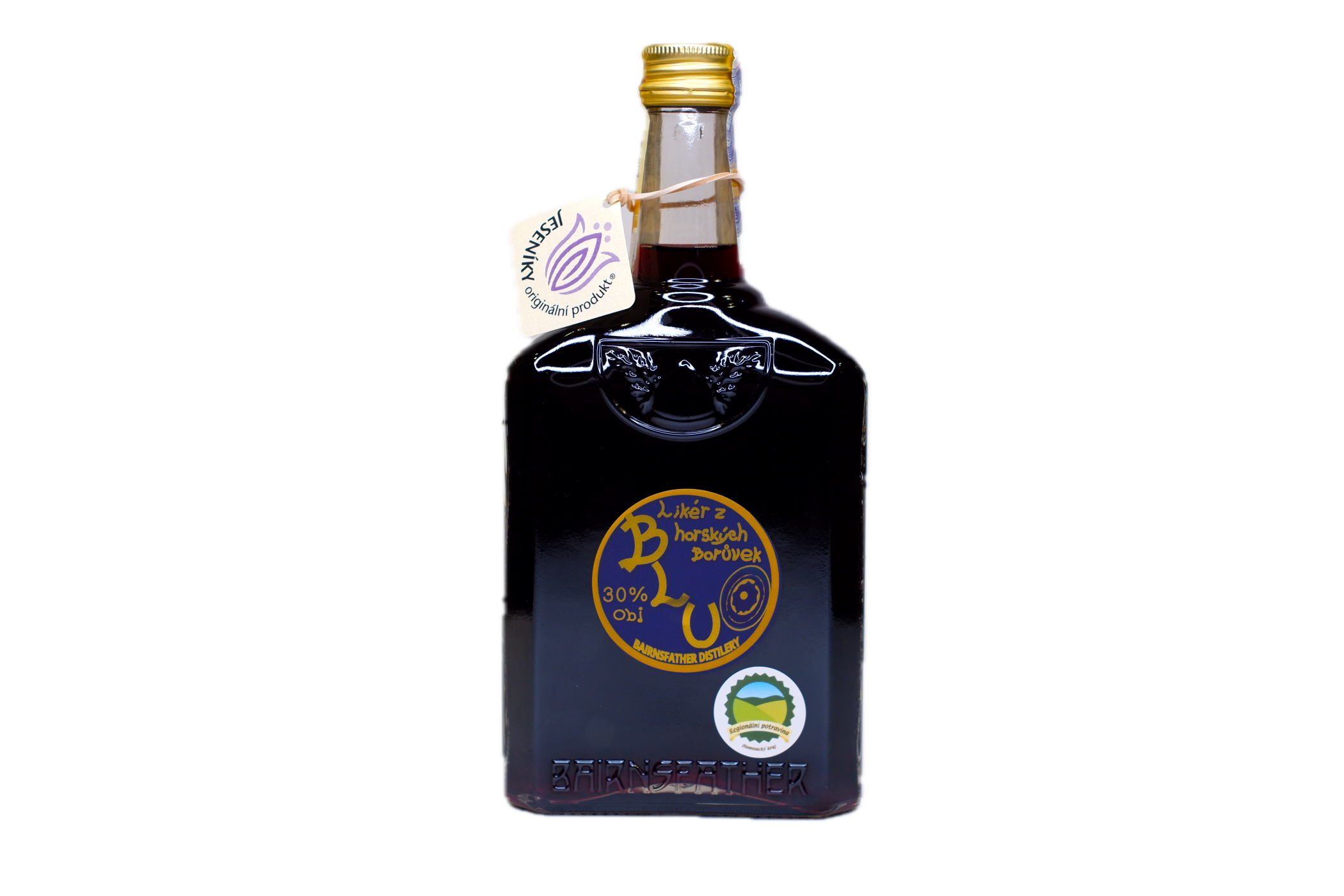 BLU – Likér z horských borůvek 30% (0,5l) – Jesenický elixír s duší hor