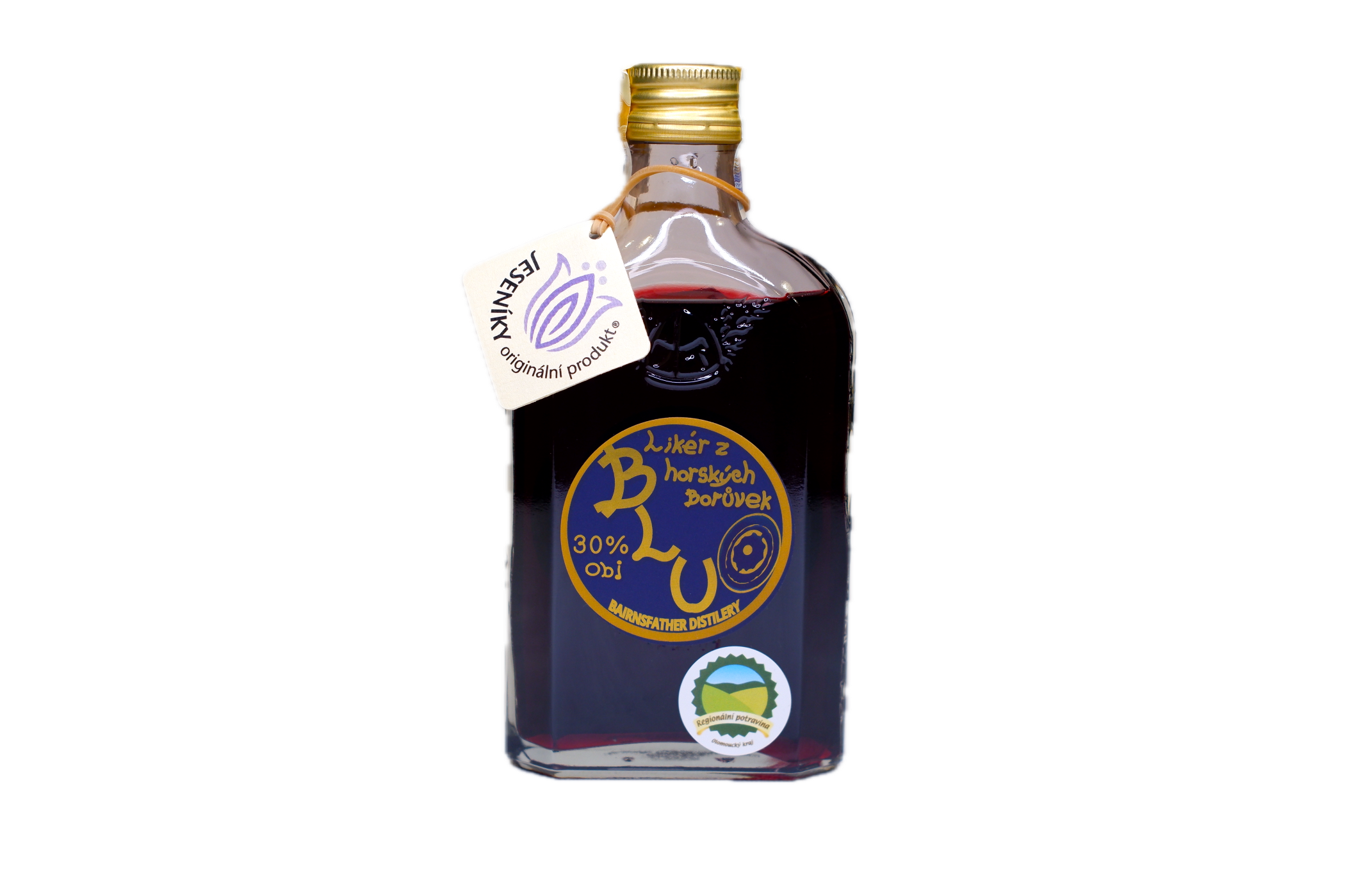 BLU – Likér z horských borůvek 30% (0,2l) – Jesenický elixír s duší hor