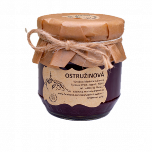 Z darů jesenických hor – ostružinová marmeláda (210 g) – 70 % horského ovoce pro nezaměnitelnou chuť