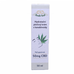 Hydratační pleťový krém s kanabinoidy (50 ml) – Intenzivní péče a obnova pro citlivou a suchou pleť