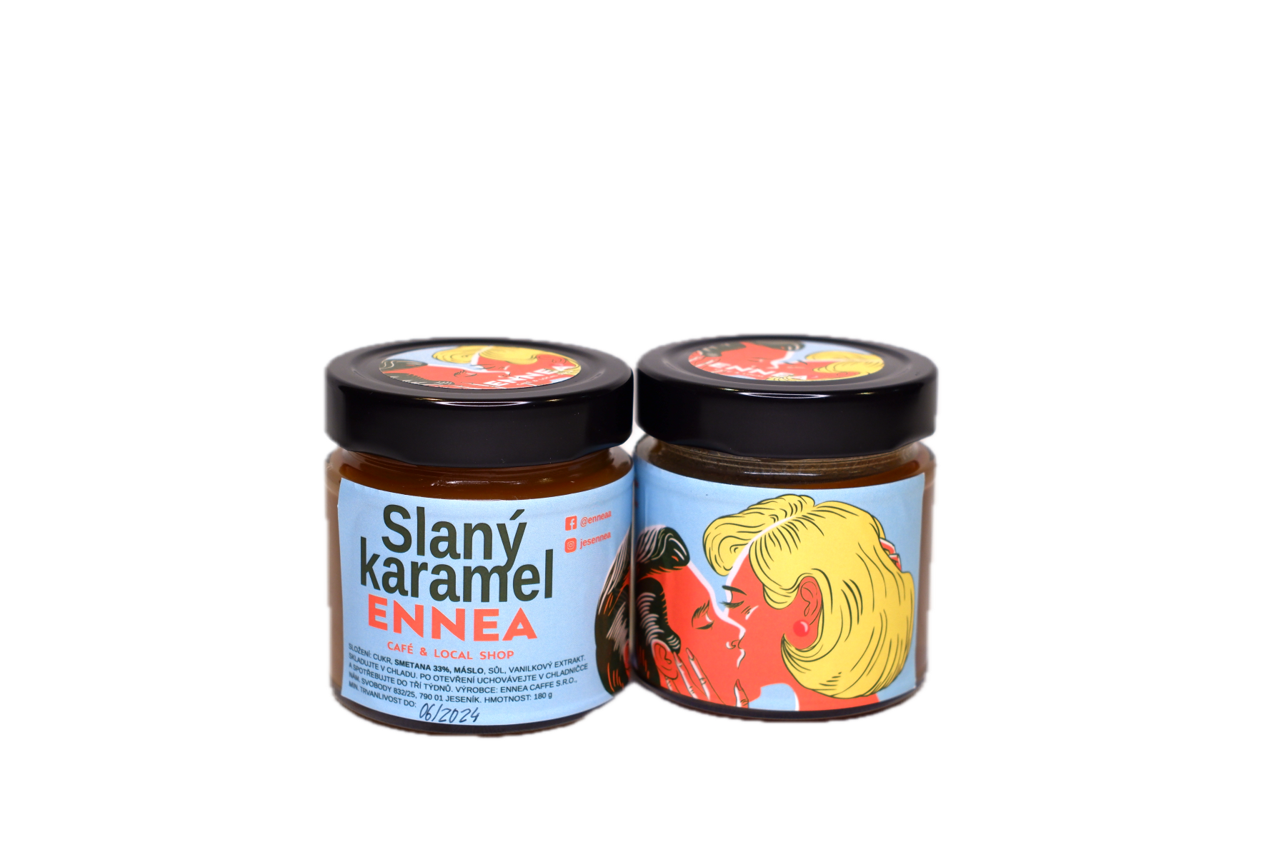 Ennea Slaný karamel (180 g) – Návyková kombinace sladkého a slaného