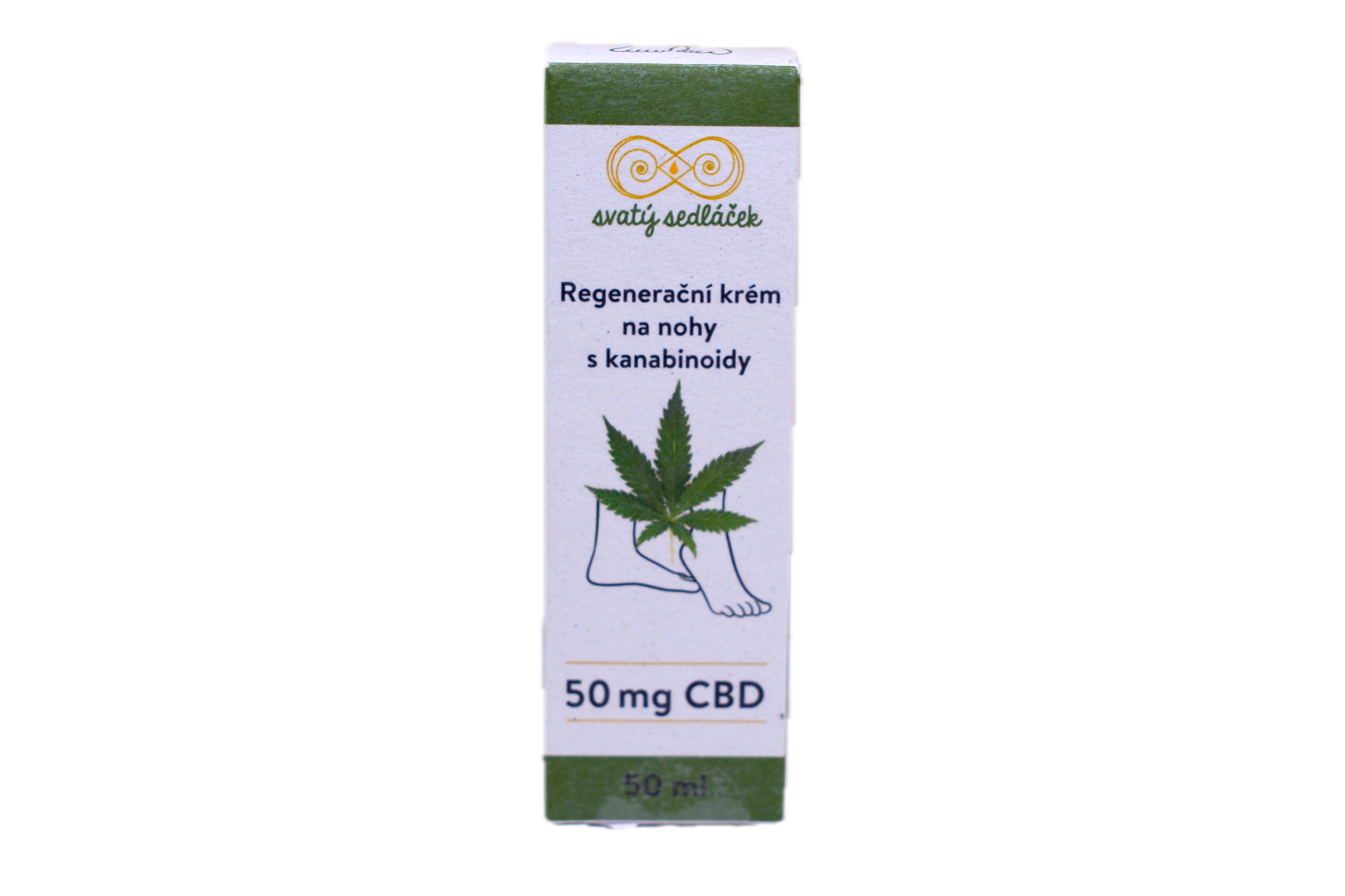 Svatý krok – výživný krém na nohy s CBD (50 ml) – Regenerace a úleva pro unavené nohy