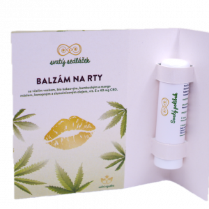 Svatý polibek – konopný balzám na rty s CBD (4 g) – Ochrana, regenerace a jemnost v jednom